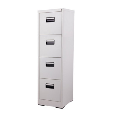 133cm H Cabinet 4-Drawer Vertical File Cabinet with Interlock, White