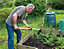 1350mm Digging Hoe Forged Head Hardwood Handle Turn Over Soil Gardening