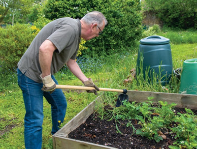 Garden digging outlet hoe