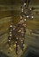 135cm (53") Brown Outdoor Standing Wicker Reindeer Decoration With LED Lights