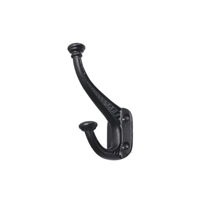135mm No.4462 Old Hill Ironworks Heavy Duty Hat & Coat Hooks DIY at B&Q