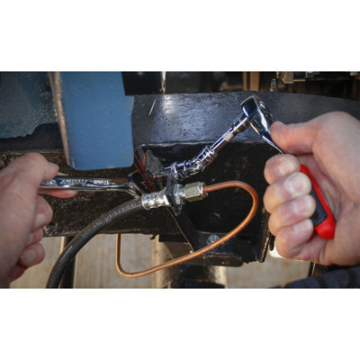 136pc ULTIMATE Mechanic's Tool Kit - Socket & Ratchet Handle Spanner Screwdriver