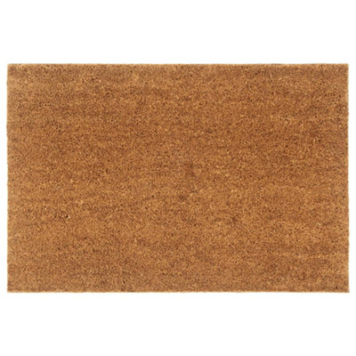 B&Q -  Door Mat Natural 60X90 Cm Tufted Coir