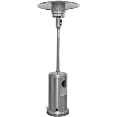 13kW Steel Propane Gas Patio Tower Heater - Outdoor Garden Dining ...