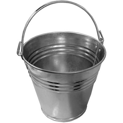 13L Metal Bucket Heavy Duty Multipurpose Bucket with Handle for Hot Ash