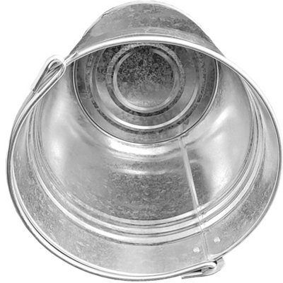 13L Metal Bucket Heavy Duty Multipurpose Bucket with Handle for Hot Ash