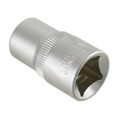 13mm 1/2" Dr Socket Super Lock Metric Shallow CRV Knurl Grip 6 Point