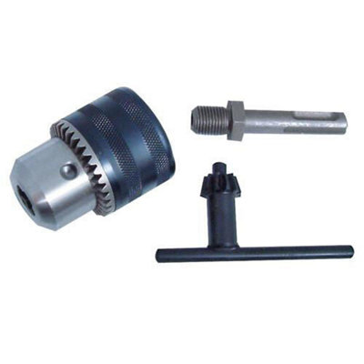 13mm 1/2" Inch UNF Drill Chuck & SDS Plus Adaptor Kit