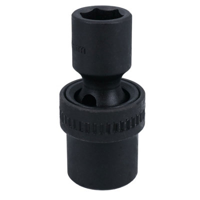 13mm 1/2in Drive Universal Swivel Wobble Metric Impact Shallow Socket 6 ...