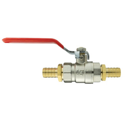 13mm barb-13mm barb-in line- full flow lever valve for 1/2" hose/irrigation pipe