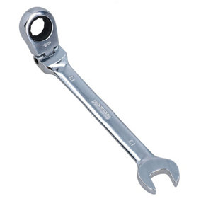 13mm Metric Flexi Head Ratchet Combination Spanner Wrench 72 Teeth