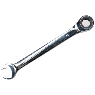 13mm Metric Ratchet Combination Spanner Wrench 72 Teeth Reversible