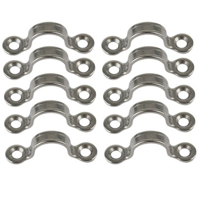 13mm Stainless Steel Sheet Eye Strap 10 Pack Fender Tie Ring DK81