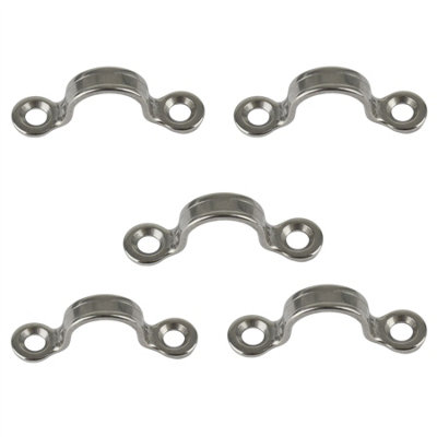 13mm Stainless Steel Sheet Eyes 5 PACK Fender Tie Ring DK81