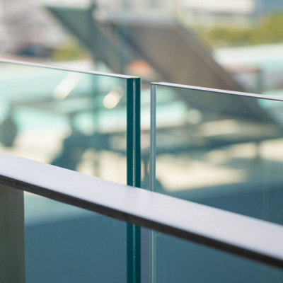 13mm Toughened Laminated Glass Balustrade Panels 1000mm x 1000mm