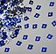 13th Birthday Confetti Blue & Silver 2 pack x 14 grams birthday decoration Foil Metallic 2 pack