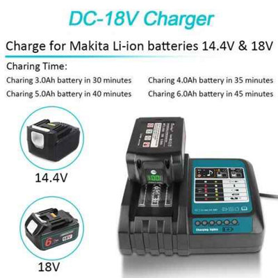 18V 5ah Batterie de remplacement pour outil électrique Makita Bl1850 DC18RC 3A 1
