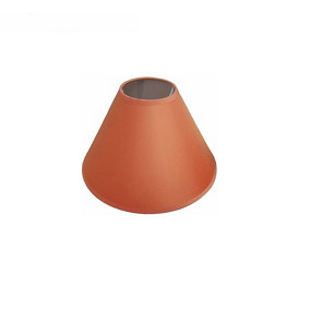 14" Cotton Coolie Lampshade - Terracotta