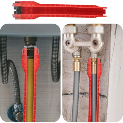 8-in-1 Multi Tool Faucet & Sink Installer – Pipe Wrench Set For Kitchen & Bathroom Plumbing Jobs