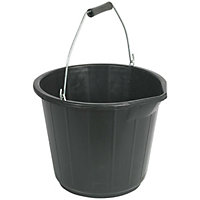 14 Litre Composite Bucket - Thick Walled - Pouring Spout - Plastic Grip Handle