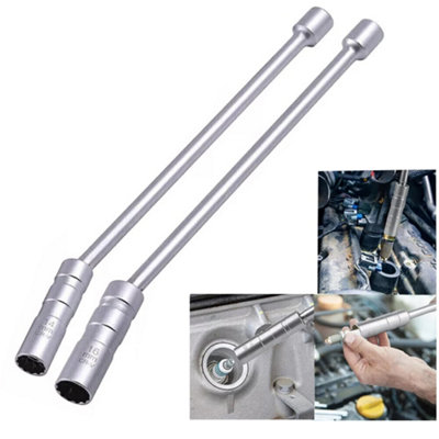 14 mm and 16mm Magnetic Thin-Wall 3/8 inch Drive Ignition Plug Socket ...