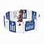 14 Panel Blue Foldable Baby Kid Playpen Safety Gate Play Yard Home Activity Center W 1430mm x D 1430mm x H 630mm