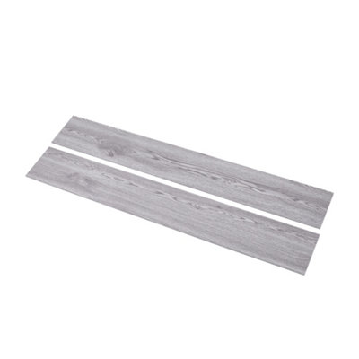 14 pcs Interlocking Flooring Planks Wood Effect Vinyl Floor Tiles Covers 3.12 m² - 4