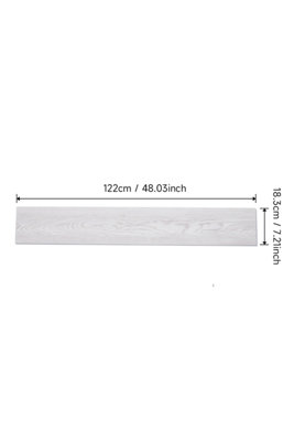 14 pcs Wood Grain Finish SPC Vinyl Flooring - 6