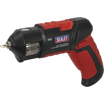14-Piece 3.7V Cordless Screwdriver Set with Lithium-ion Battery