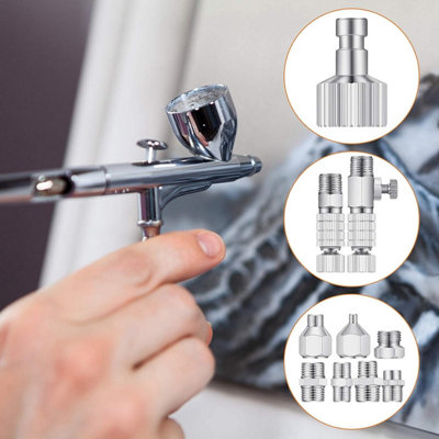 Universal Fast Joint Spray Gun Connector – Hopper Adapter For Cup Guns