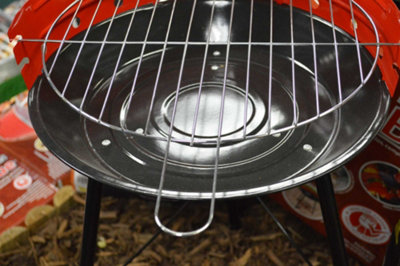 14" Round Basic Barbecue / BBQ with Adjustable Cooking Grill - 4