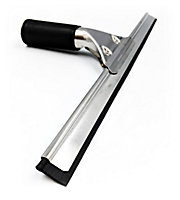 14" Stainless Steel Window Squeegee with Rubber Blade for Cleaning Windows