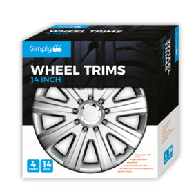 14" Wheel Trims "Arcee" Set of 4 Trims by Simply