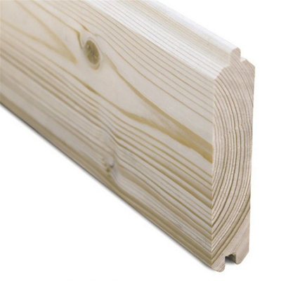 14 x 11 Sanctuary Pent Log Cabin (28mm Wall Thickness) - 3