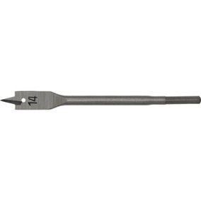 14 x 152mm Fully Hardened Wood Drill Bit - Hex Shank - High Performance Woodwork