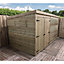 14 x 8 WINDOWLESS Garden Shed Pressure Treated T&G PENT Wooden Garden Shed + Double Doors (14' x 8' / 14ft x 8ft) (14x8)