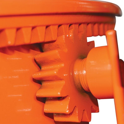 140 Litre Electric Cement Mixer Portable Cement Mixing Machine Dynamic Orange - 4