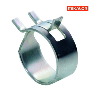 140 x Assorted Mikalor W1 Self Clamping Spring Hose Clips Silicone Pipe ...