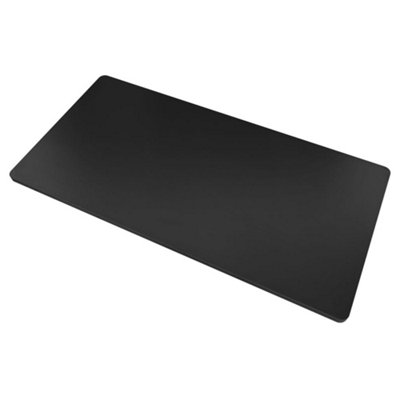 1400mm x 700mm Black Rectangular Standing Desk Top for Ergonomic Office ...