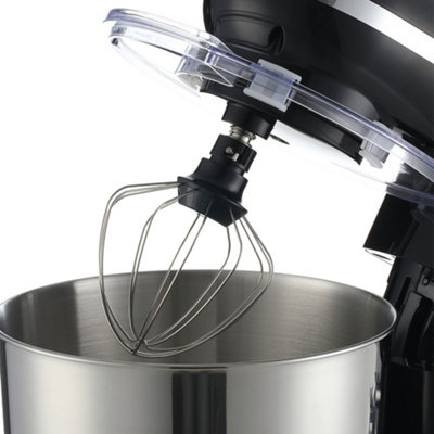 1400W 5.5QT/5.2L Food Grade Mixers Kitchen Electric Stand Mixer Aluminum die casting and Gears Black - 4