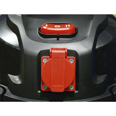 1400W Industrial Wet & Dry Vacuum Cleaner - 20L Steel Drum - Auto Start Feature