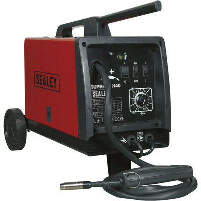 140A MIG Welder - Forced Air Cooling System - Non-Live Torch - 230V Supply