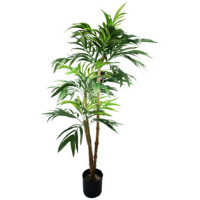 140cm UV Resistant Artificial Mango Leaf Tree