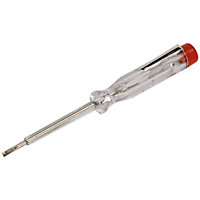 140mm Mains Voltage Tester - VDE Approved - Screwdriver Blade - Fully Insulated