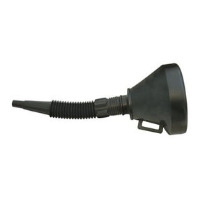 140mm Plastic Funnel With Spout Brassed Gauze Filter Petrol Diesel Fuel