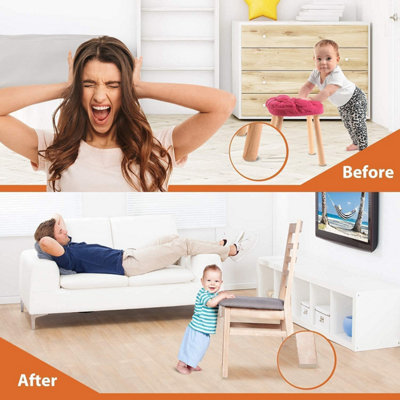 144 Pcs Ultra Adhesive Multi Size Floor Protector Pads - Felt Pads Chair Legs Furniture Feet Protection Pads