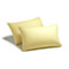 144 Thread Count Poetry Plain Dye Housewife Pillowcase Pair Lemon