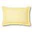 144 Thread Count Poetry Plain Dye Oxford Pillowcase Lemon