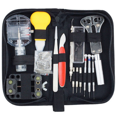 144Pcs Watch Repair Back Case Pin Link Spring Strap Remover Opener Tool ...