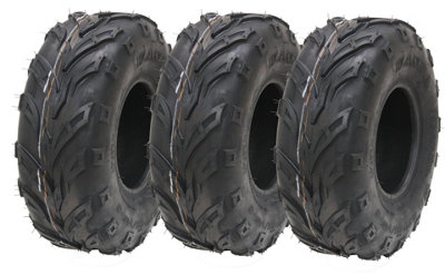 145/70-6 ATV tyre Quad trailer kids wheels 50cc 90cc 110cc 75 kgs Wanda set of 3